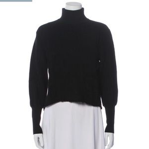 - frame chenille turtleneck